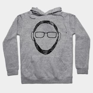 Bearded Glasses Hoodie